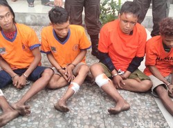 4 Pelaku Curanmor di Surabaya Tertangkap, Semuanya Ditembak Kaki