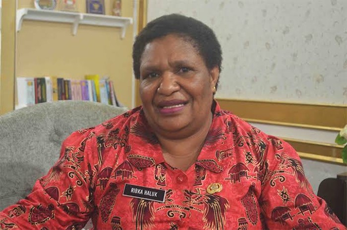 Pj Gubernur Papua Tengah, Ribka Haluk.
