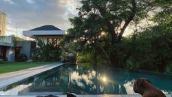 Tembok Rumah Jebol karena Banjir Bali, Ini 7 Potret Hunian Nana Mirdad dengan Suasana Alam