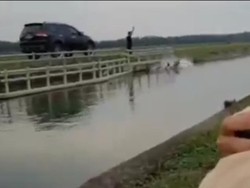 Geger Video Pemobil Buang Motor ke Sungai Grobogan, Begini Faktanya