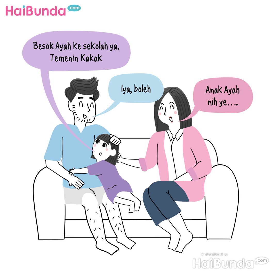 Yang Disuntik Kakak, Yang Nangis Ayah