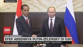 VIDEO: Efek Absennya Putin-Zelensky di G20