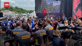 VIDEO: Toprak Start Terdepan di Race 1 WSBK Mandalika 2022