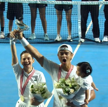 Enzy-Dion Taklukkan Wulan-Gading di Tiba Tiba Tenis