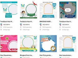20 Link Twibbon Hari Kesehatan Nasional 2022 dan Cara Download-nya