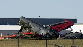 Dua Pesawat Kuno Tabrakan saat Peringatan Perang Dunia ke-2 di Texas
