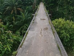 Viral Jembatan Sirotol Mustaqim yang Sempit dan Kanan Kirinya Jurang