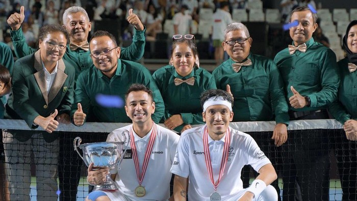 Raffi Ahmad Menang Pertandingan Tiba-tiba Tenis