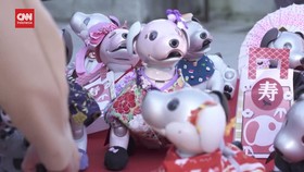 VIDEO: Kala Robot Anjing Aibo Meriahkan Festival Shichi-Go-San Jepang