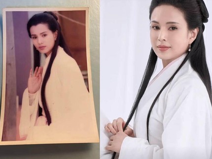 Aksi Carman Lee Pemeran Bibi Lung Reka Ulang Adegan Return of The Condor Heroes