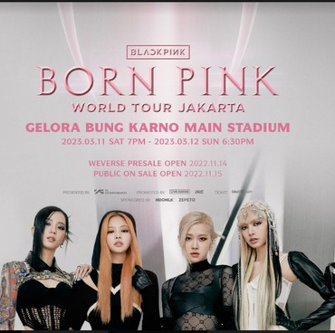 Dibuka Hari Ini, Cek Cara Beli Tiket Konser BLACKPINK