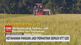 VIDEO: Ketahanan Pangan Jadi Perhatian Serius KTT G20