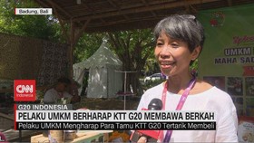 VIDEO: Pelaku UMKM Berharap KTT G20 Membawa Berkah