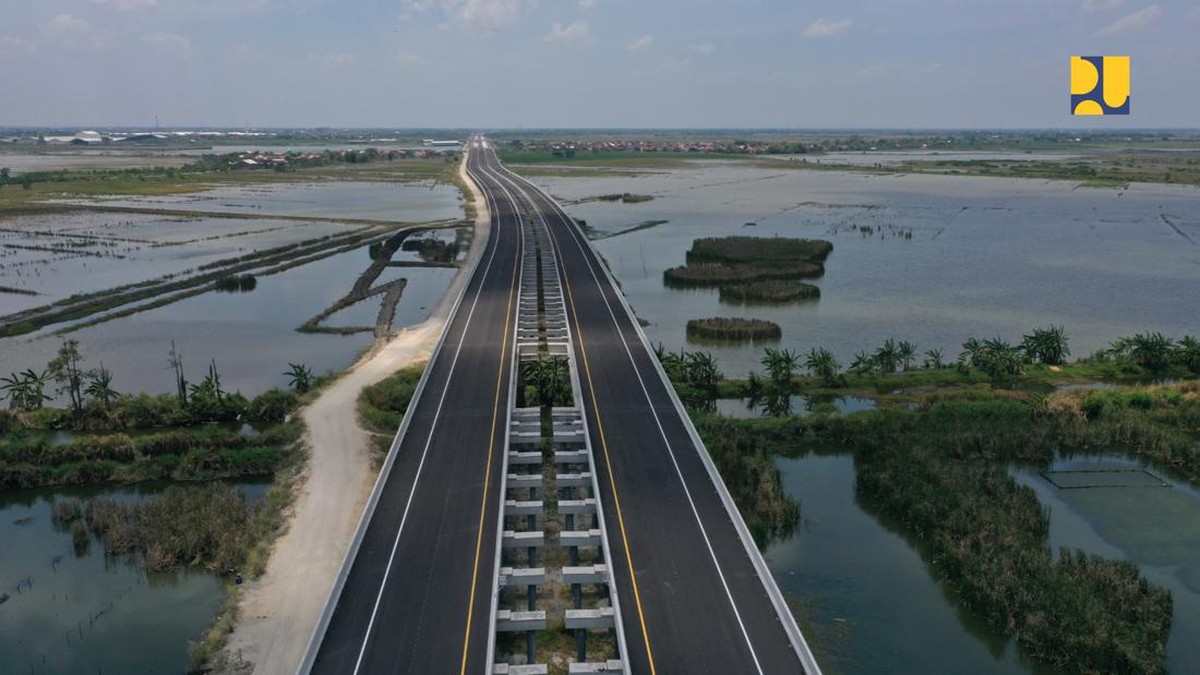 Tol Ini Nempel Giant Sea Wall, Jadi Benteng 'Kiamat' di Semarang-Demak