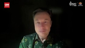 VIDEO: Hadir Virtual di B20, Elon Musk Pakai Batik Sulawesi Tengah