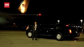 VIDEO: Momen Mobil The Beast Jemput Biden DI Bandara Ngurah Rai
