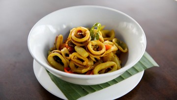 SOTONG GORENG KUNYIT HINGGA SOTONG GORENG TEPUNG RANGUP