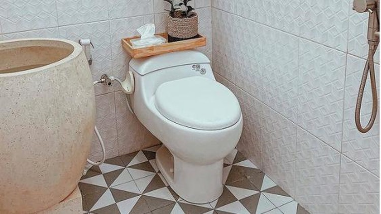 Desain Kamar Mandi Ilustrasi desain kamar mandi.