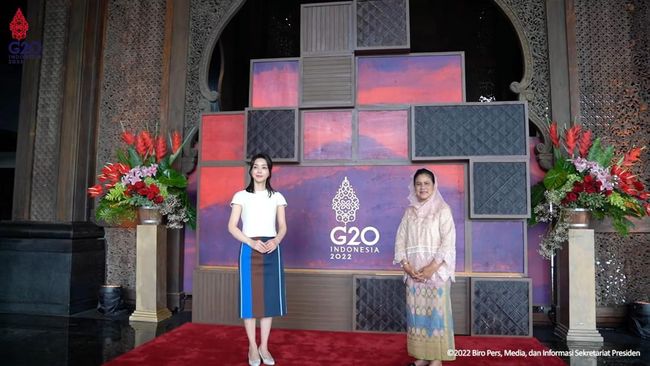 7 Potret Menawan Ibu Negara Anggota G20 Tiba di Bali, dari Korea hingga Turki