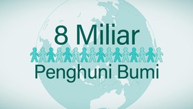 INFOGRAFIS: 8 Miliar Penghuni Bumi