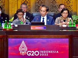 Saat Jokowi Buka KTT G20 Didampingi 2 Srikandi Kabinet Indonesia Maju