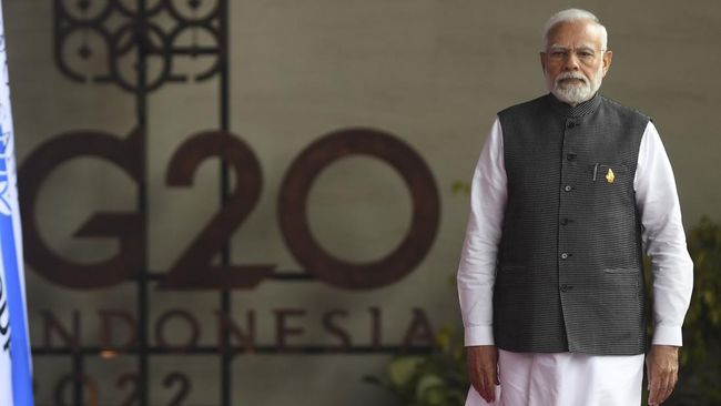Menkopolhukam Mahfud MD bertemu dengan Perdana Menteri India, Narendra Modi, pada Selasa (29/11), untuk pertama kalinya sejak KTT G20 Bali.