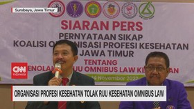 VIDEO: Organisasi Profesi Kesehatan Tolak RUU Kesehatan Omnibus Law