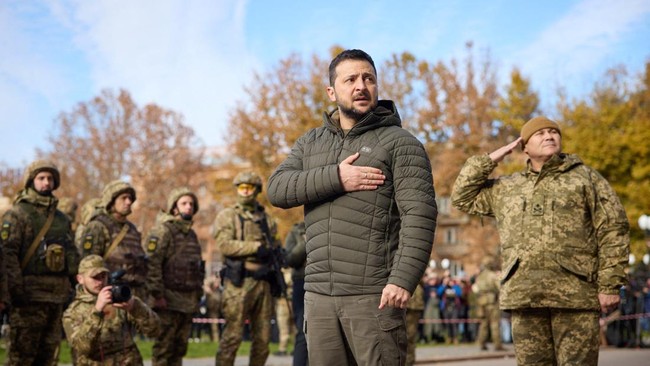 Presiden Ukraina Volodymyr Zelenskiy menyebut negaranya membutuhkan jaminan keamanan yang lebih luas dalam perang yang masih berlangsung dengan Rusia.