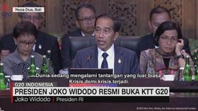VIDEO: Presiden Joko Widodo Resmi Buka KTT G20