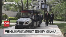 VIDEO: Presiden Jokowi Menyopiri Para Tamu Delegasi KTT G20