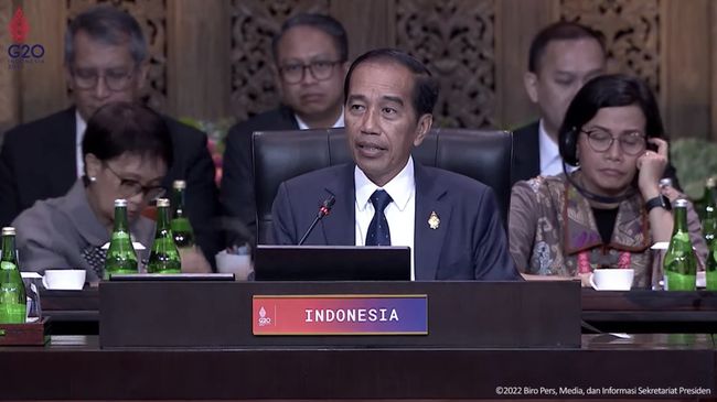 Pidato Lengkap Jokowi di KTT G20: Krisis Hingga Perang Dingin