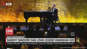 VIDEO: Sandhy Sandoro Dan John Legend Ramaikan G20