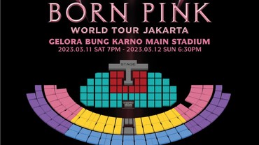 Harga Tiket Konser BLACKPINK di Jakarta Lengkap dengan Seating Plan