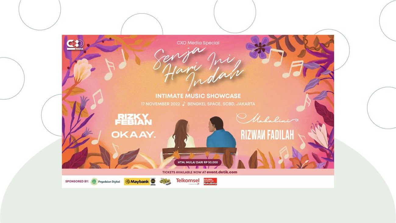 Rizky Febian dan Mahalini Siap Tampil 'Senja Hari Ini Indah Intimate Music Showcase'