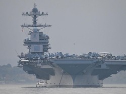 AS-Iran Mendidih, Kapal Induk Terbesar Dunia Masuki Laut Mediterania