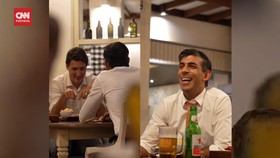 VIDEO: Momen Rishi Sunak Nongkrong Bareng PM Kanada Justin Trudeau