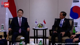 VIDEO: Jokowi dan Presiden Korsel Hadiri Pertemuan Bisnis di Sela G20