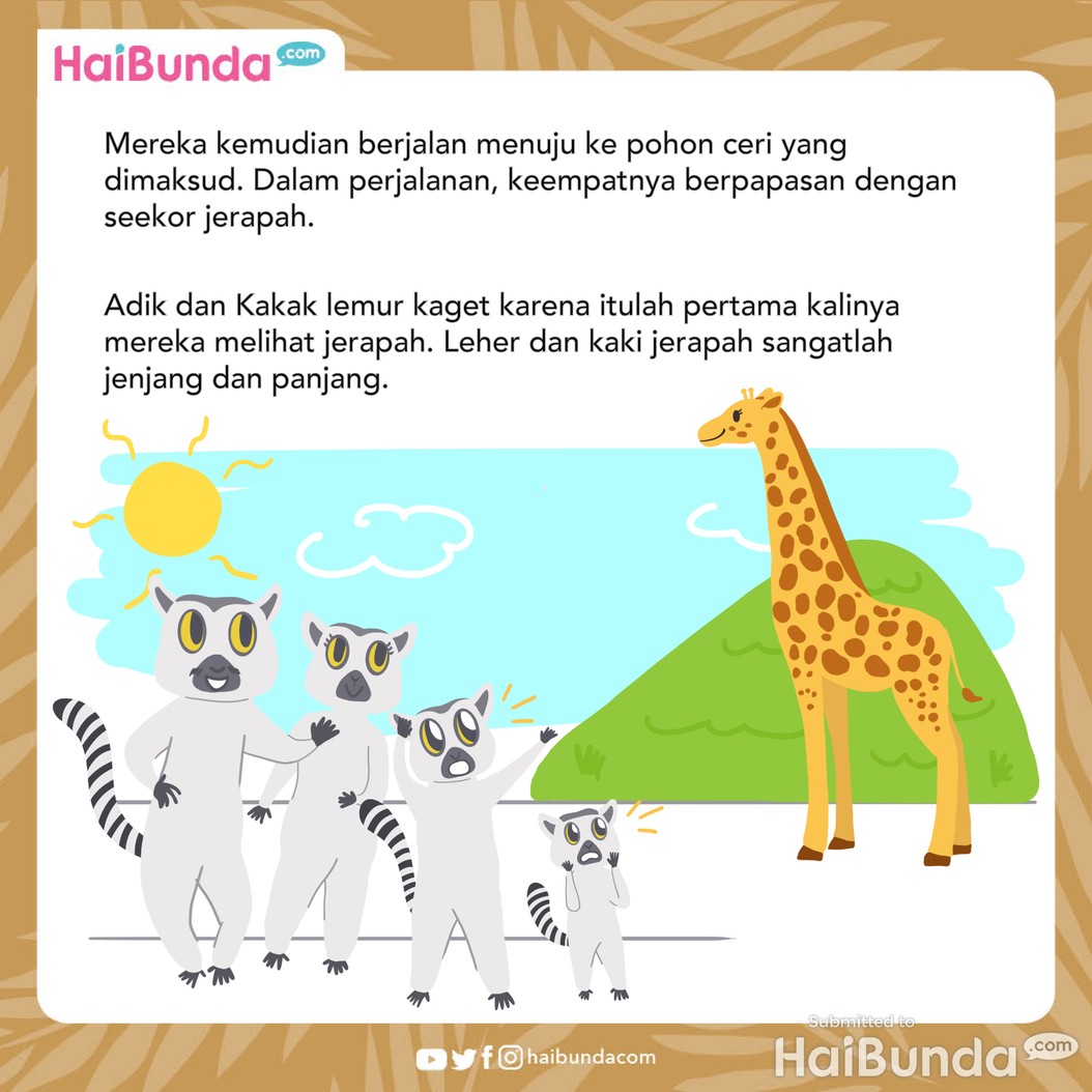 Cerita Fabel: Jerapah Dikira Sombong