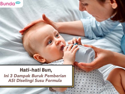Hati-hati Bun, Ini 3 Dampak Buruk Pemberian ASI Diselingi Susu Formula
