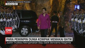 VIDEO: Para Pemimpin Dunia Kompak Memakai Batik