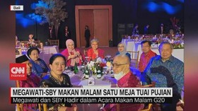 VIDEO: Megawati-SBY Makan Malam Satu Meja Tuai Pujian