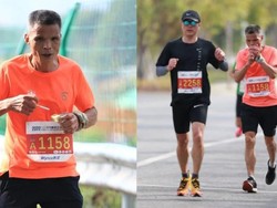 Viral Pria Ikut Lari Marathon Sambil Merokok Berujung Kontroversi