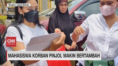 VIDEO: Mahasiswa IPB Korban Pinjol Ramai Datangi Polresta Bogor