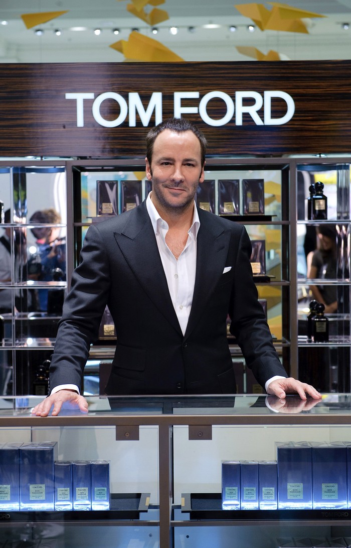LONDON, UNITED KINGDOM - JUNE 10: Tom Ford launches his new fragrance 'Bois Marocain' at Selfridges on June 10, 2009 in London, England. (Photo by Nick Harvey/WireImage)
