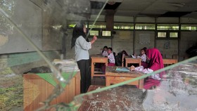 FOTO: Sekolah Rusak di Tanjungjabung Timur Jambi