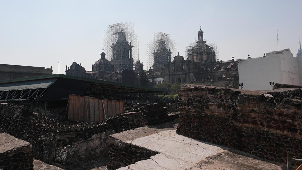 FOTO: Situs Reruntuhan Suku Aztec di Meksiko Kembali Dibuka