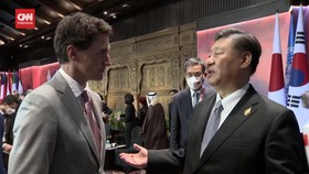 VIDEO: Momen Presiden Jiping Tegur PM Kanada Justin Trudeau