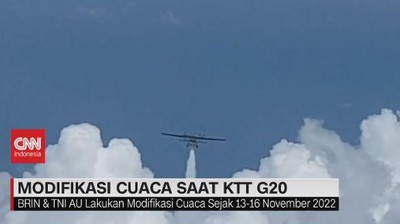img-title VIDEO: Modifikasi Cuaca Saat KTT G20