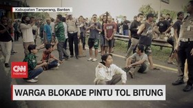 VIDEO: Warga Blokade Pintu Tol Bitung