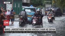 VIDEO: BMKG Cuaca Jabodetabek Hujan Hingga Tiga Hari Kedepan